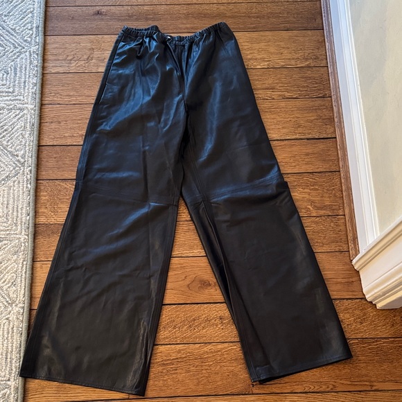La Ligne Leather Colby Pants - Picture 2 of 5